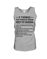 December Grandma Unisex Tank thumbnail