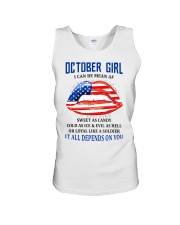 October Girl Unisex Tank thumbnail