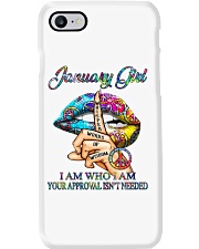 January Girl Phone Case tile