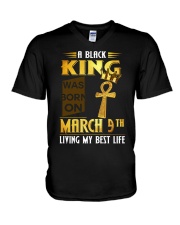march man 9 V-Neck T-Shirt thumbnail