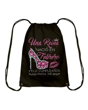 february girl Drawstring Bag thumbnail