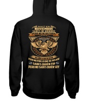 November Man Hooded Sweatshirt back