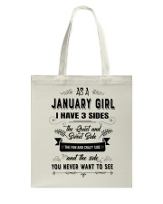 January Girl Tote Bag tile
