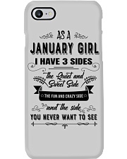 January Girl Phone Case tile
