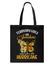 February Girl Tote Bag tile