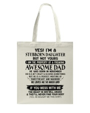 November Dad Tote Bag tile