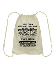 November Dad Drawstring Bag tile