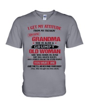 June Grandma V-Neck T-Shirt thumbnail
