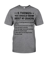 October Grandpa Classic T-Shirt thumbnail