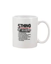 5 thing my grandma Mug tile
