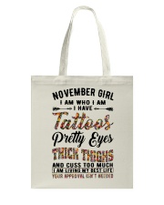 November Girl Tote Bag thumbnail