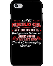 February Girl Phone Case thumbnail