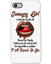 January Girl Phone Case thumbnail