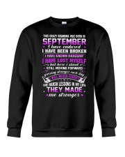 September Grandma Crewneck Sweatshirt tile