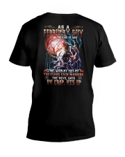 February Man V-Neck T-Shirt thumbnail