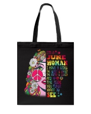 June Woman Tote Bag tile