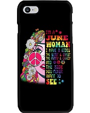 June Woman Phone Case tile