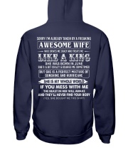 June Man Hooded Sweatshirt tile