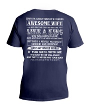 June Man V-Neck T-Shirt tile