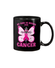 My god is bigger than cancer T-shirt Mug thumbnail
