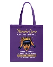 November Queen Tote Bag thumbnail