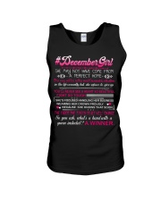 December Girl Unisex Tank thumbnail