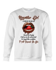 November Girl Crewneck Sweatshirt thumbnail