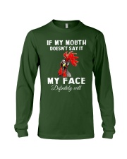 My Face Definitely Will Long Sleeve Tee thumbnail