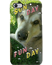 Cliffy White husky Phone Case i-phone-7-case