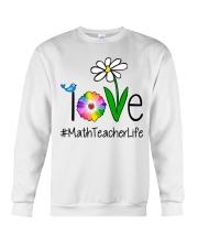 Love Math Teacher Life Crewneck Sweatshirt thumbnail