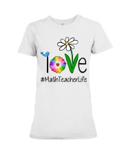 Love Math Teacher Life Premium Fit Ladies Tee thumbnail