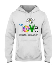 Love Math Teacher Life Hooded Sweatshirt thumbnail
