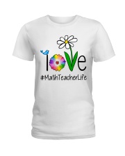 Love Math Teacher Life Ladies T-Shirt thumbnail