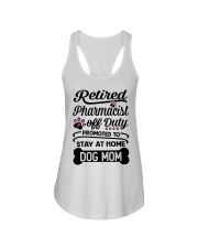 Retired Pharmacist - Stay at Home Dog Mom Ladies Flowy Tank thumbnail