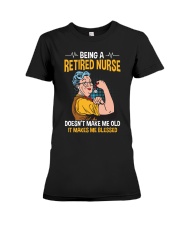 Retired Nurse - Make me Blessed Premium Fit Ladies Tee thumbnail