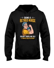 Retired Nurse - Make me Blessed Hooded Sweatshirt thumbnail