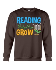 Librarian - Reading Help Us Grow Crewneck Sweatshirt thumbnail