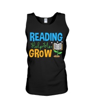 Librarian - Reading Help Us Grow Unisex Tank thumbnail