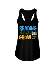 Librarian - Reading Help Us Grow Ladies Flowy Tank thumbnail