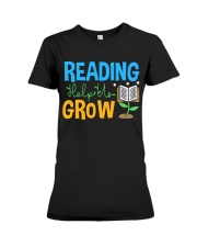 Librarian - Reading Help Us Grow Premium Fit Ladies Tee thumbnail