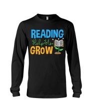 Librarian - Reading Help Us Grow Long Sleeve Tee thumbnail