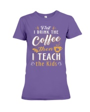 Teacher - Coffee Premium Fit Ladies Tee thumbnail