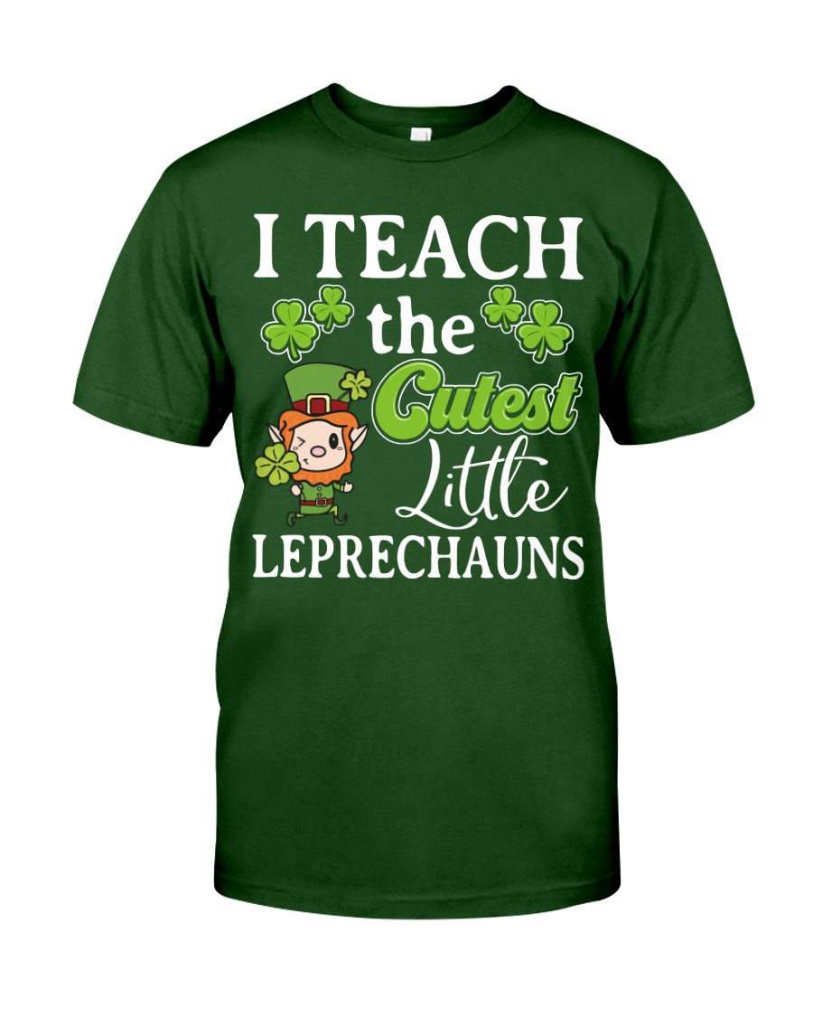 Teacher - I Teach the Cutest Little Leprechauns Classic T-Shirt