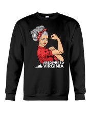 Virginia Strong Teacher - RedforED Crewneck Sweatshirt thumbnail