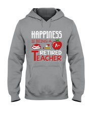 Happiness - Being a Retired Teacher Hooded Sweatshirt thumbnail