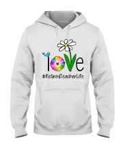 Love Retired Teacher Life Hooded Sweatshirt thumbnail
