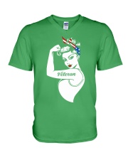 Veteran Strong July V-Neck T-Shirt thumbnail