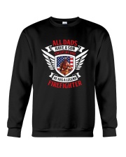 Dad - He Has A Legend Firefighter Crewneck Sweatshirt thumbnail