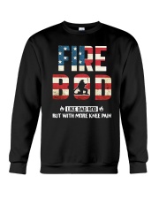 Firefighter - Fire BOD More Knee Flag Crewneck Sweatshirt thumbnail