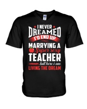 Marrying a Supersexy Teacher V-Neck T-Shirt thumbnail